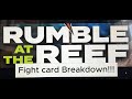 Cogas rumble at the reed fight card breakdown