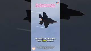 She doesn’t fly the jet… she dominates it.#F35 #USAirForce #BeoWolfe #FighterJet #Aviation #Respect
