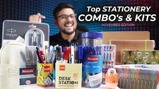 Top Stationery Kits & All in 1 Combo's+ New Erasers/ Boxes / Notebook November Haul | Student Yard