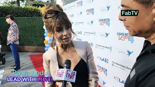 Paula Abdul speaks with FabTV at Project Angel Food's LEAD WITH LOVE 2023 Telethon