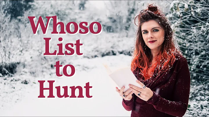 Whoso List to Hunt by Sir Thomas Wyatt || A-Level ...