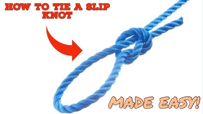 The FASTEST WAY to Tie the SLIP KNOT ⭐️4K Video ⭐️ 