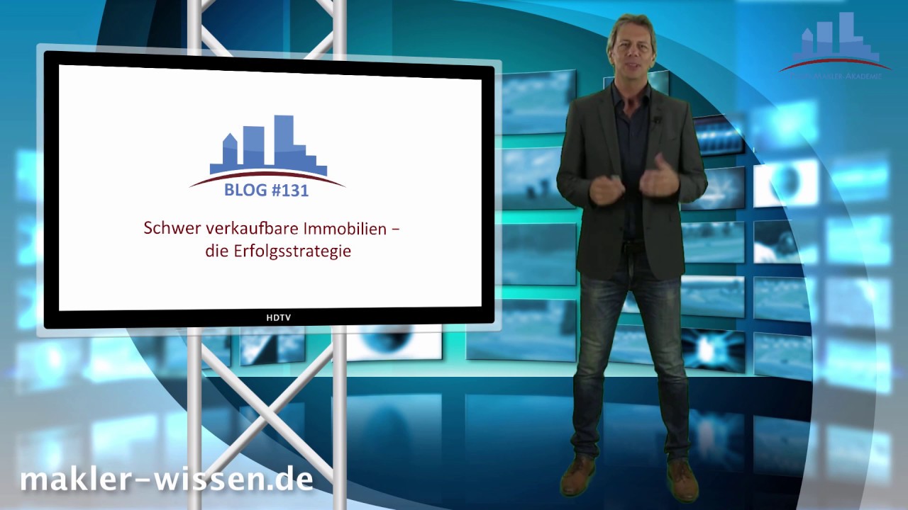 Update VideoBlog #131 Schwer verkaufbare Immobilien - die Erfolgsstrategie
