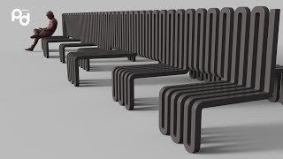 # 265 : One Curve Street Furniture / Rhino Grasshopper Advanced Tutorial