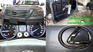 Lexus Lx 570 4Lo Light Blinking Actuator Re Timing C1268