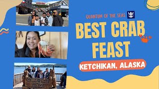 BEST UNLIMITED CRAB FEAST || KETCHIKAN, ALASKA | QUANTUM OF THE SEAS 06.07.23