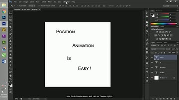 How to use Position Animation in Photoshop CS6
