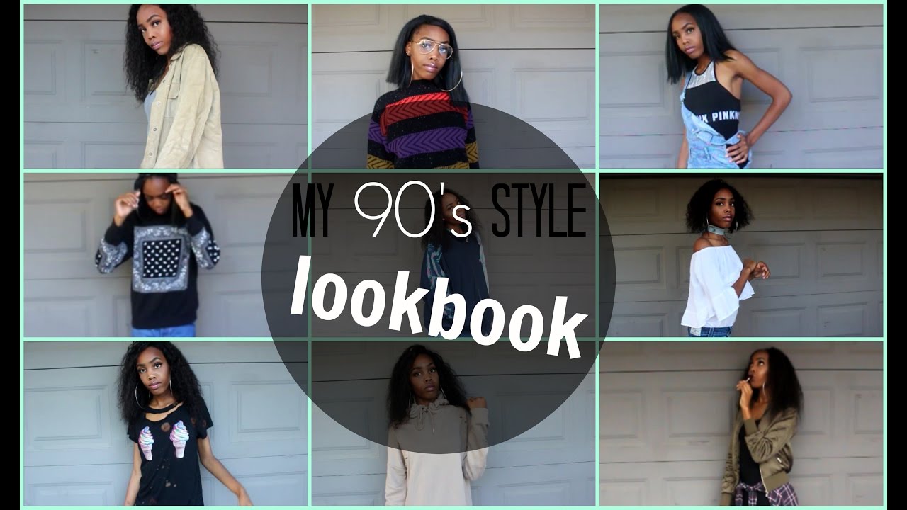 A 90 s themed lookbook