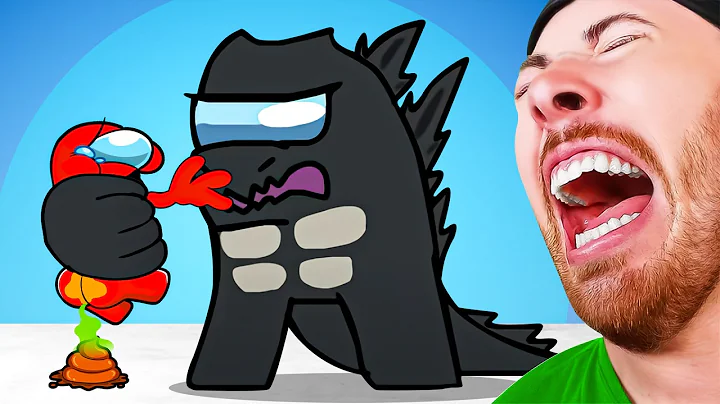 FUNNY ANIMATIONS That will Make you LAUGH (Among Us Godzilla)
