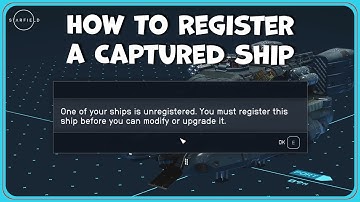 How to Register a Newly Acquired Ship in Starfield