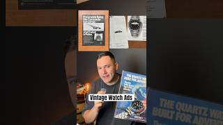 The importance of vintage watch ads to the watch industry known today!