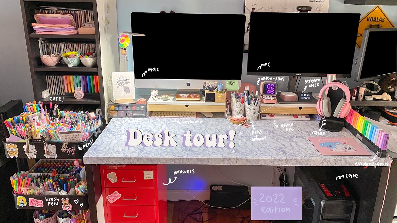 DESK TOUR aggiornato! ~ Back to school 2022