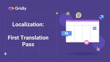 Localization: First Translation Pass