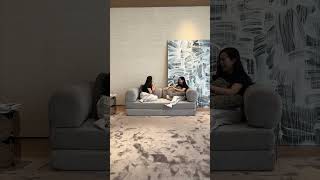 For the anti-assembly crew: Gray Convertible Sofa Bed—2025’s answer to ‘I just want to relax’#sofa