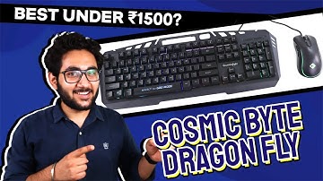 Cosmic Byte Dragon Fly RGB Gaming Keyboard & Mouse Combo | Best Gaming Combo Under ₹1500/-🔥