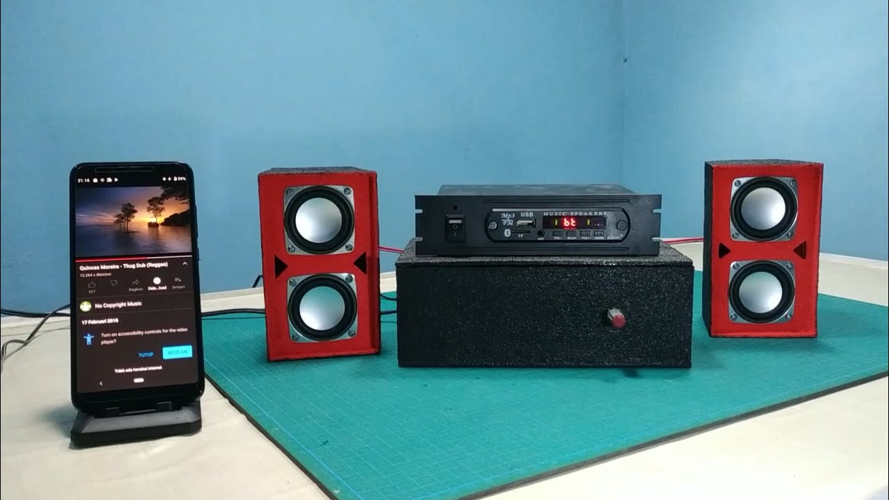 Cek Sound Miniatur Box Speaker 2 in - YouTube