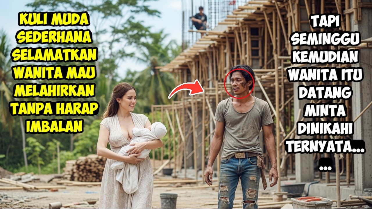 KULI MUDA SEDERHANA SELAMATKAN WANITA MAU MELAHIRKAN TANPA HARAP IMBALAN. TAPI SEMINGGU KEMUDIAN