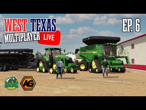 🔴   LIVE - Harvest Time - West Texas Joint Stream - Farming Simulator 19