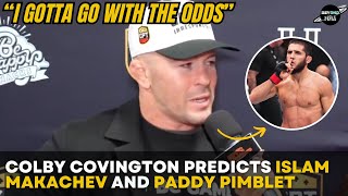 Colby Covington MESSAGES to Islam Makachev and Paddy Pimblet