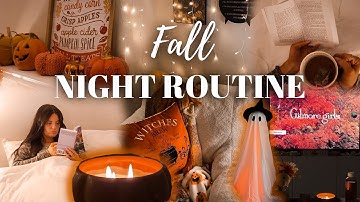FALL NIGHT ROUTINE | a cozy & peaceful autumn evening 🕯️🍁