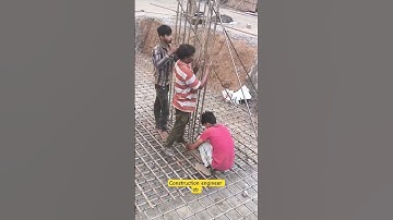 simple process to for making column Ring #column #construction #shorts