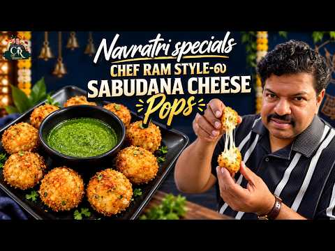Crispy Sabudana Cheese Pops Recipe | Perfect Navratri Snack | Chef Ram Mohan