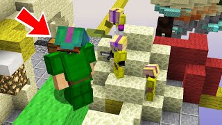 HEPSİNİ UÇUR! Minecraft: BED WARS