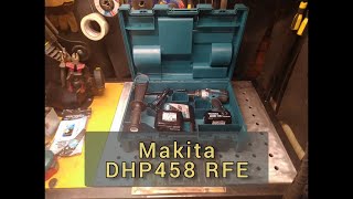 Ударная дрель-шуруповёрт Makita DHP458 RFE. Обзор.