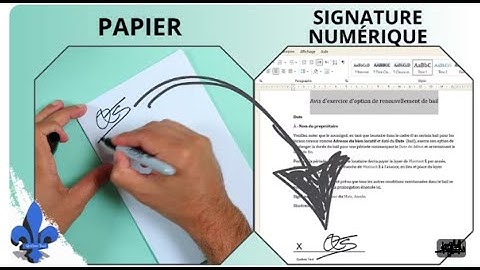 Comment insérer une Signature dans Word (De la version Papier au document Numérique)