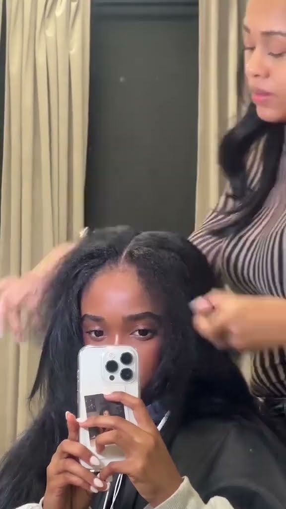 Seraph getting her hair done !???. #prettygirl #pleasedontletthisflop #jesuslovesyou #wtosquad