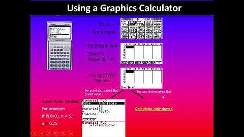 Probability Distributions | Using Graphics Calculator | 91586 | NCEA Level 3 Statistics | NZQA 2020