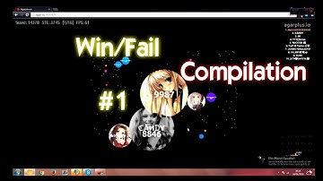 Agar.io - Win/Fail Compilation #1