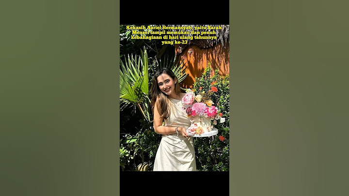 POTRET MEMESONA SARAH MENZEL PACAR AZRIEL HERMANSYAH HARI ULTAH YANG KE-23 #shorts @RRFCHANEL
