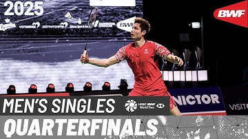 VICTOR Denmark Open 2025 | Shi Yu Qi (CHN) [1] vs. Christo Popov (FRA) [8] | QF