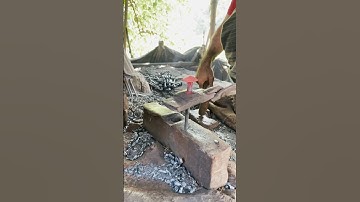 Old Tools Melted Into a New Peraak Complete Forging Tutorial #youtubeshorts #blacksmith #vairalvideo