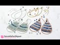 How to Make the Calypso Wire Wrapped Earrings Kit by Beadaholique