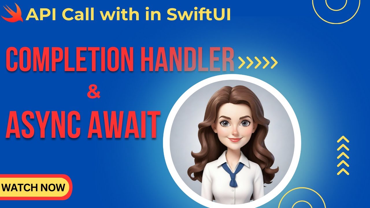 SwiftUI API call | swift async await | Completion Handler | URLSession ...