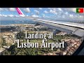 Landing at Lisbon Airport- Portugal