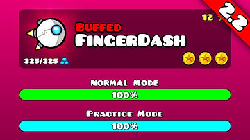 Geometry Dash - Buffed FingerDash 100% with Swing Copter Gameplay