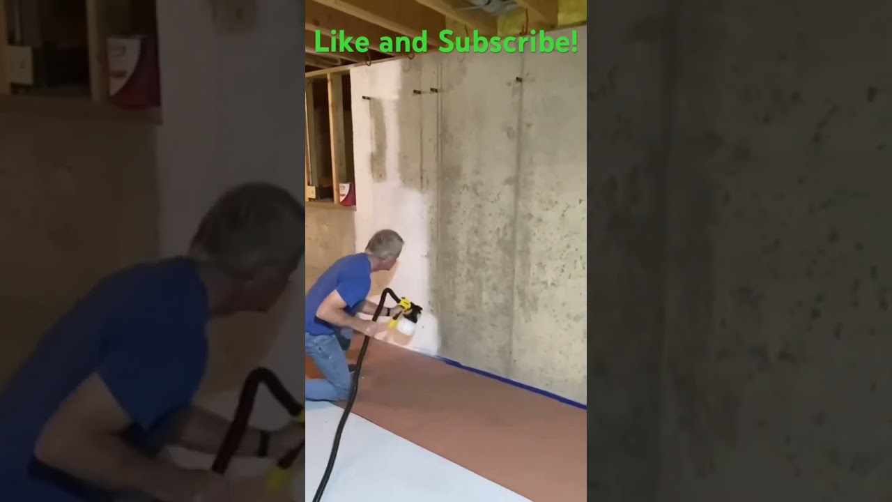 Painting Our Basement (Satisfying) 