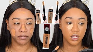 TESTING LOREAL INFALLIBLE FOUNDATION & CONCEALER!