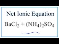 Chemical Reactions and Ionic Equations