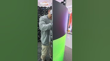 This is an LED wall that my colleague built in an hour.#eagerled #leddisplay #ledscreen