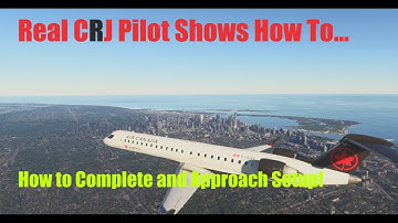 CRJ-900 Full Approach setup/Correct ILS Capture Tutorial! #msfs2020 #how #crj