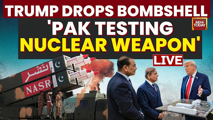 Donald Trump Claims Pakistan Testing Nuclear Weapons | Trump's Pak Nuke Bombshell | US Exposes Pak