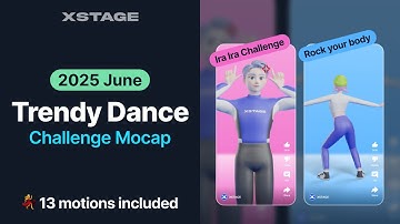 Trendy Dance Challenge Mocap Pack [2025 June]