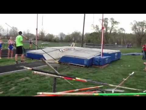 Jack Denby Carlinville IL HS pole vault 14'6"