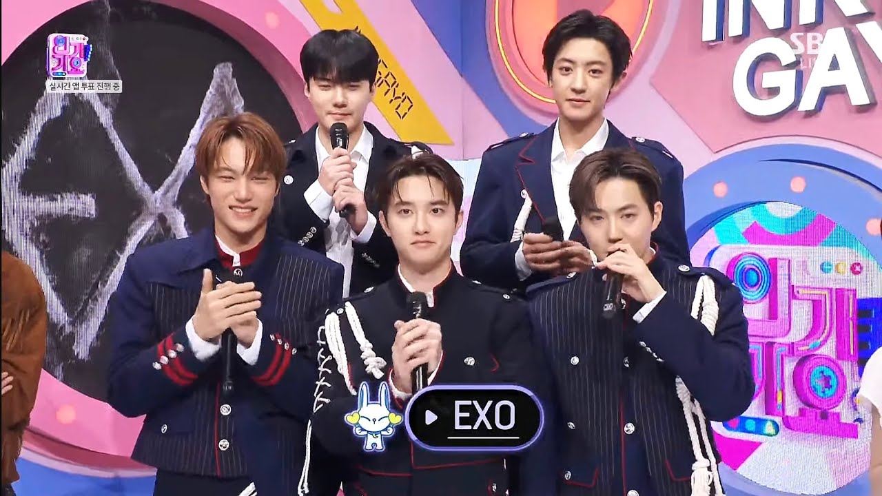 260125 EXO (엑소) - Comeback Interview | SBS INKIGAYO 가요대전 방송 [1080P]