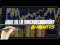 ¿QUE ES LA MACROECONOMÍA? en minutos