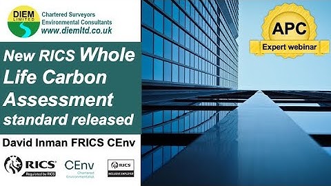 New RICS Whole Life Carbon Assessment Standard